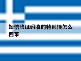 短信验证码收的特别慢怎么回事