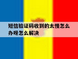 短信验证码收到的太慢怎么办呀怎么解决