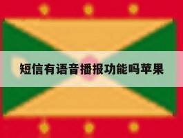 短信有语音播报功能吗苹果