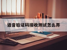 语音验证码接收测试怎么弄