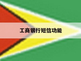 工商银行短信功能