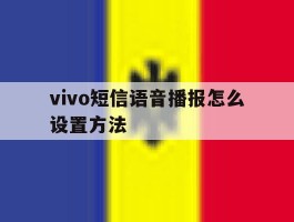 vivo短信语音播报怎么设置方法