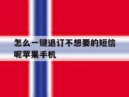 包含怎么一键退订不想要的短信呢苹果手机的词条