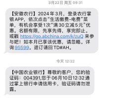 农业银行短信通知开通不了