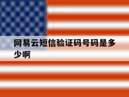 网易云短信验证码号码是多少啊