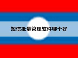 短信批量管理软件哪个好