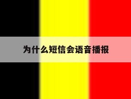 为什么短信会语音播报
