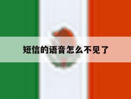 短信的语音怎么不见了