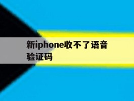 新iphone收不了语音验证码