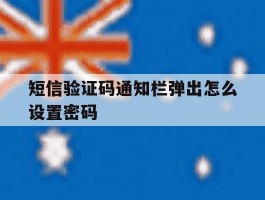 短信验证码通知栏弹出怎么设置密码
