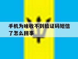 手机为啥收不到验证码短信了怎么回事