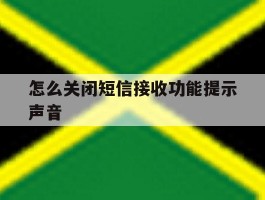 怎么关闭短信接收功能提示声音