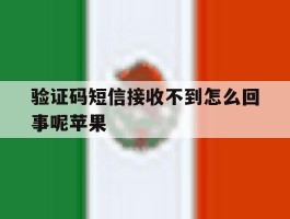 验证码短信接收不到怎么回事呢苹果