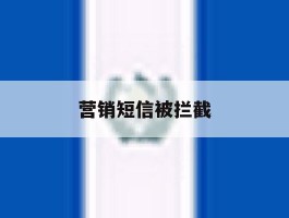 营销短信被拦截