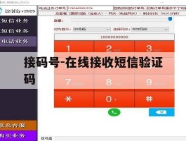 接码号-在线接收短信验证码