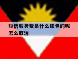 短信服务费是什么钱包的呢怎么取消