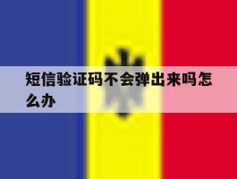 短信验证码不会弹出来吗怎么办